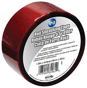Red Sheathing Tape - 2" x 55 Yards - #11925