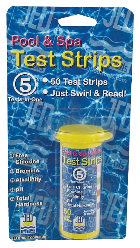 Test Strip 4 Way 5-In-One Pool - 50 Strips - #19477