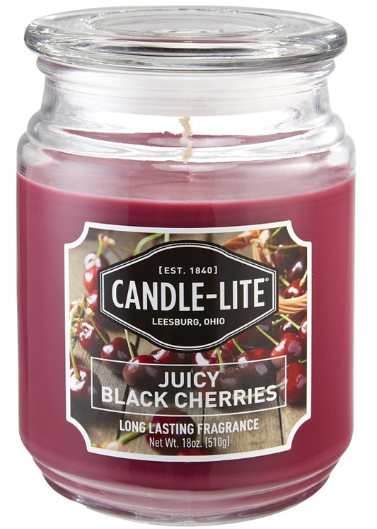 Juicy Black Cherries Candle - Purple - 18 Oz - #28364