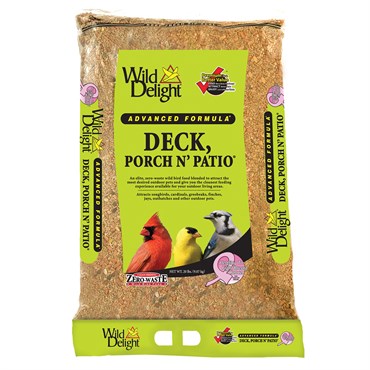 Deck, Porch N' Patio Bird Seed - Wild Delight - 20 Lbs - #32660