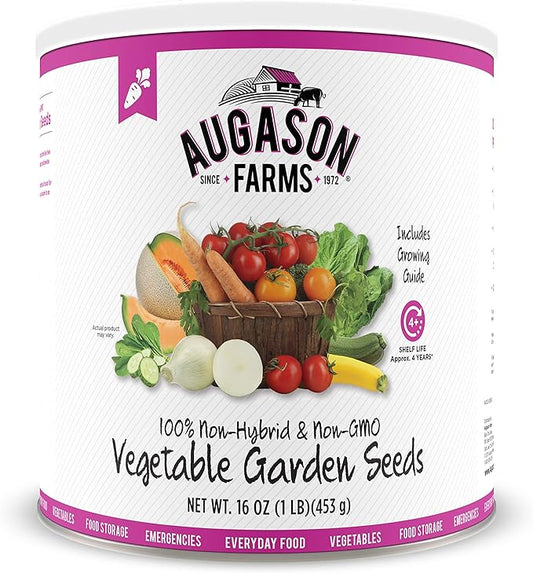13 Variety Garden Seed Can - Augason Farms - #19649