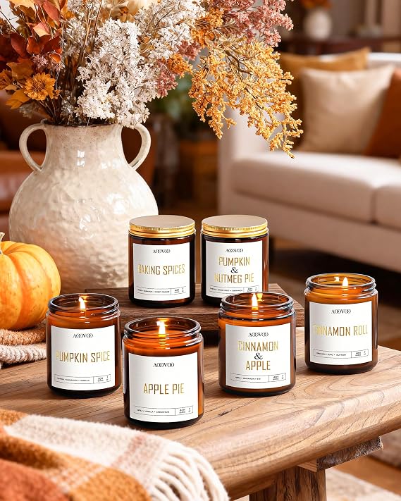 Fall Scented Candle - 7 oz - AOOVOO - #33317
