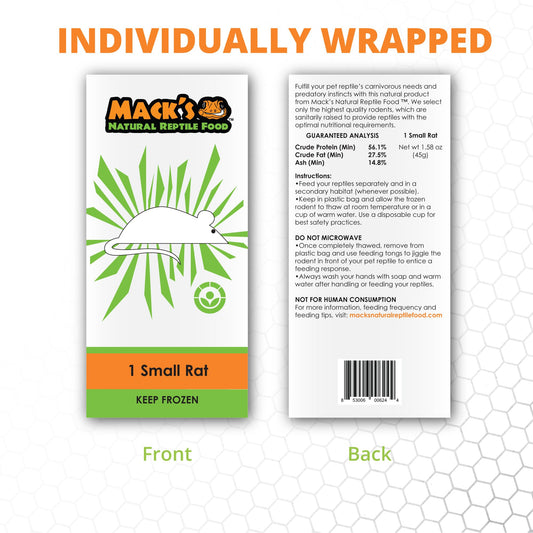 Frozen Rat - Small - Single # 28263