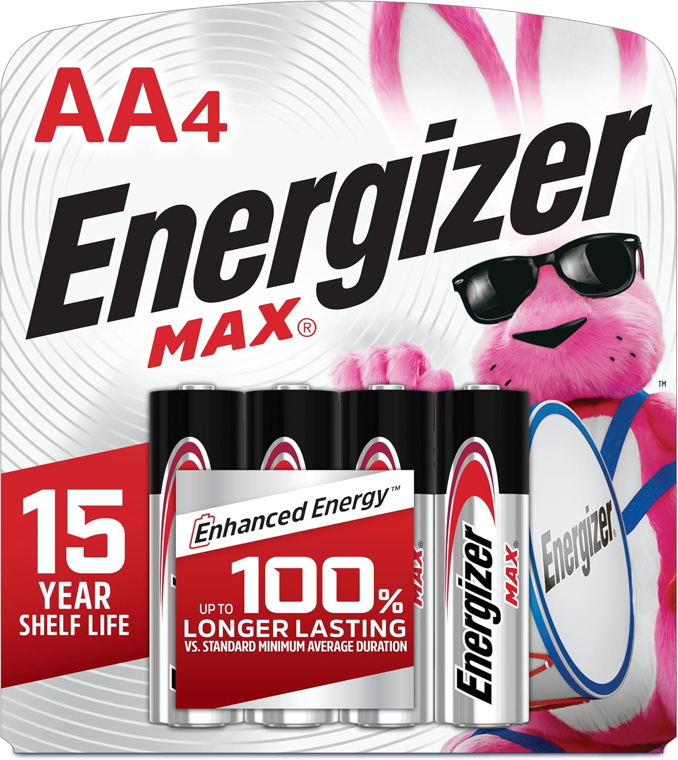 Batteries Alkaline AA - 4 Pack - Energizer - #31559