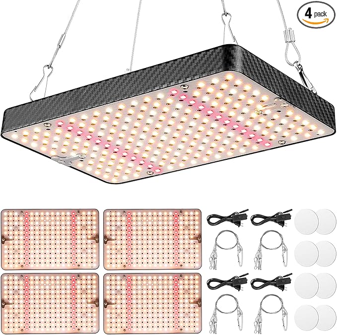 Grow Light Full Spectrum Hanging Light- 200W - Black - Zinqolay - #31988
