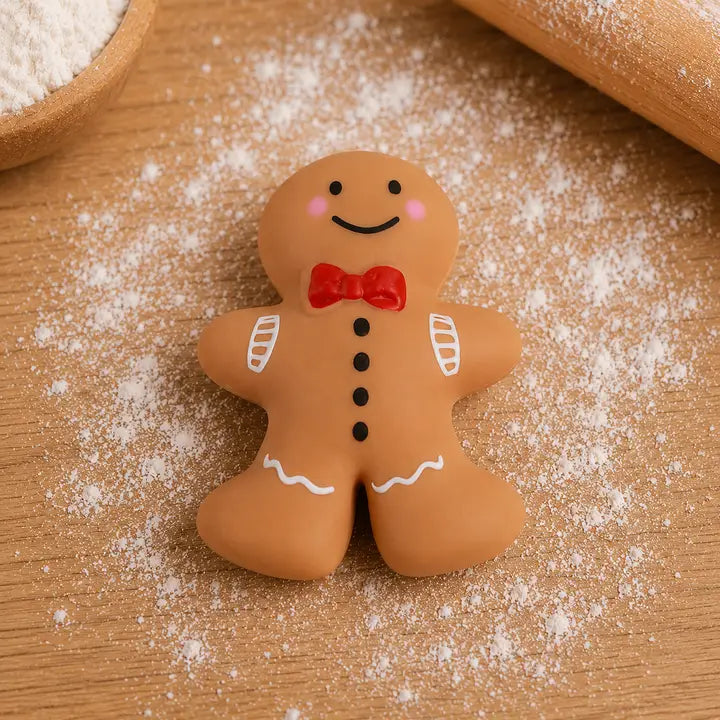 Gingerbread Boy or Girl Squishy Squeeze Toy - #33329