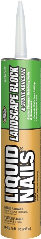 Adhesive Landscape Block - Liquid Nails - 10 Oz  - #29446