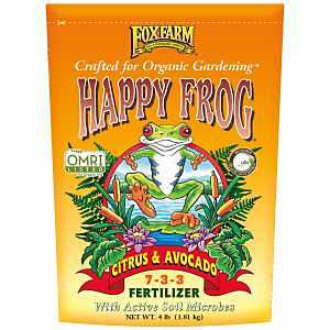 Fertilizer Citrus & Avocado 7-3-3  - 4 Lbs - Happy Frog - #28175