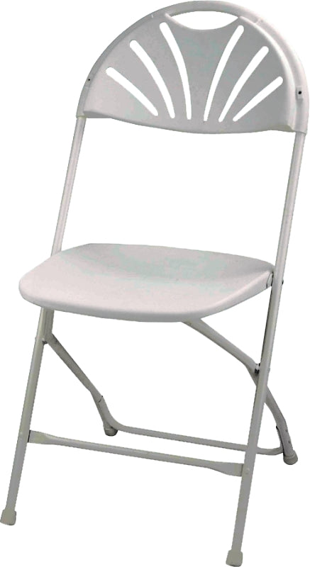 Chair White Steel Frame Folding - Simple Spaces - #32043