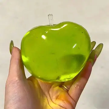 Clear Green Apple Squishy Soft Squeeze Toy - #33012