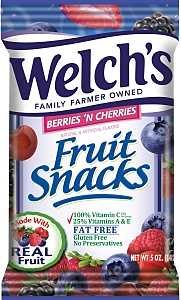 Welch's Fruit Snacks Berries 'N Cherries - 5 oz - #30892