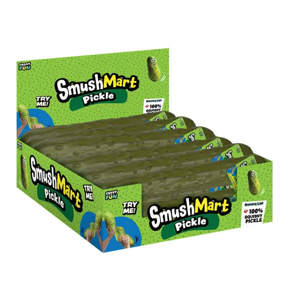 Smushmart Giant Pickle Squishy Squeeze Toy - 15"
