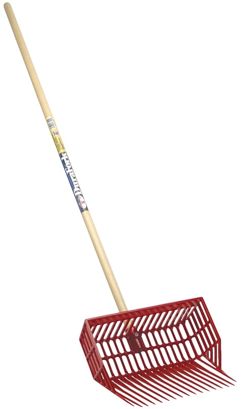Manure Rake Dura Pitch Red - 52" - #14321