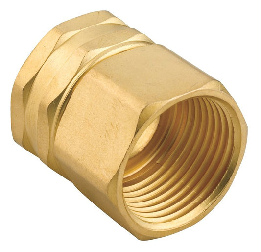 Brass Hose Swivel Connector - 3/4" - #14343