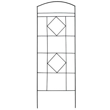 Black Arch Trellis - Metal - 65"x25" - #32667