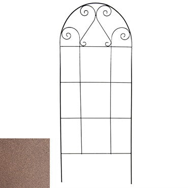 Bronze Scroll Trellis - Metal - 65"x25" - #30888