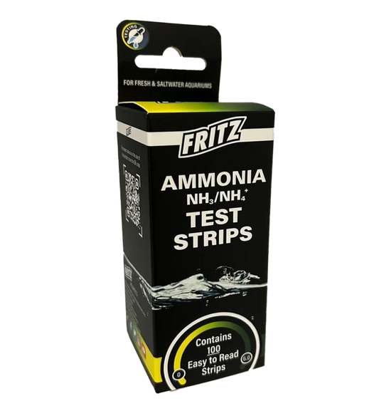 Ammonia Test Strips - Fritz - 100 Strips - #32457