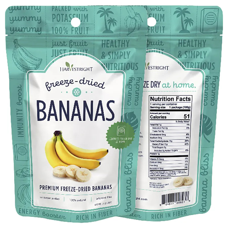 Freeze Dried Bananas  - NET WT. 1.4 oz - Harvest Right - #32696