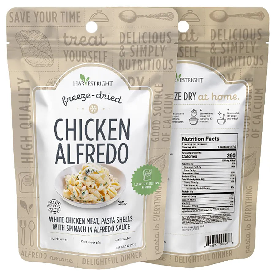 Freeze Dried Chicken Alfredo  - NET WT. 2 oz - Harvest Right - #32694