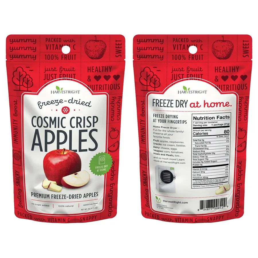 Freeze Dried Cosmic Crisp Apple  - NET WT. .7 oz - Harvest Right - #32695