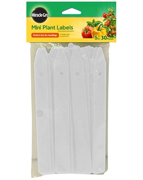 Plant Labels 5" White Plastic - #25366