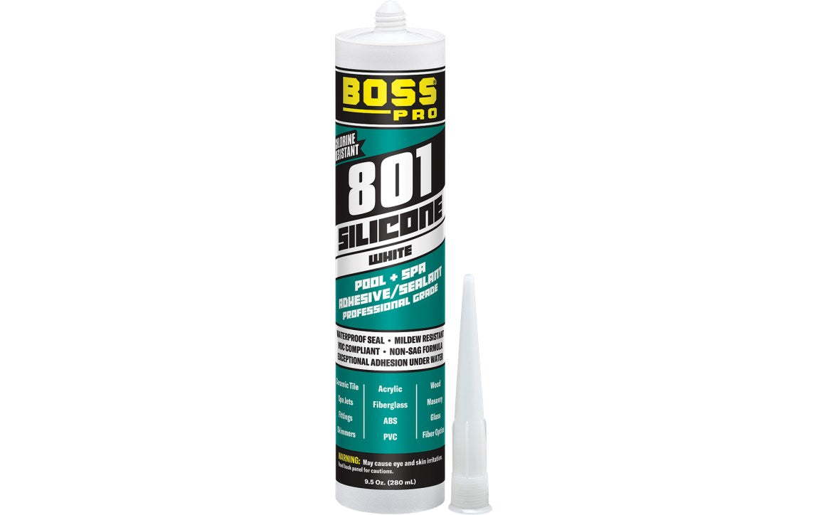 Adhesive Silicone Clear - 801 Boss Pro - 10.3 OZ - #9423