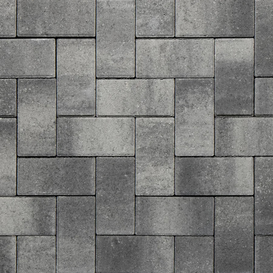 Paver Holland Rio Blend / Grey - Sq Ft - 4"x8" - 120 Sq Ft / Plt - #28846