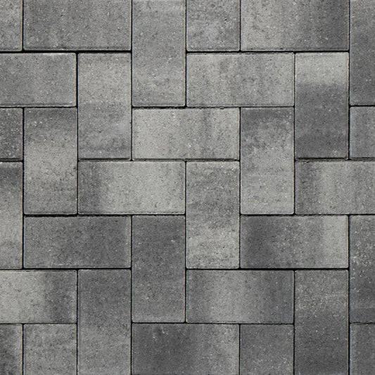 Paver Holland Rio Blend / Grey - Sq Ft - 4"x8" - 120 Sq Ft / Plt - #28846
