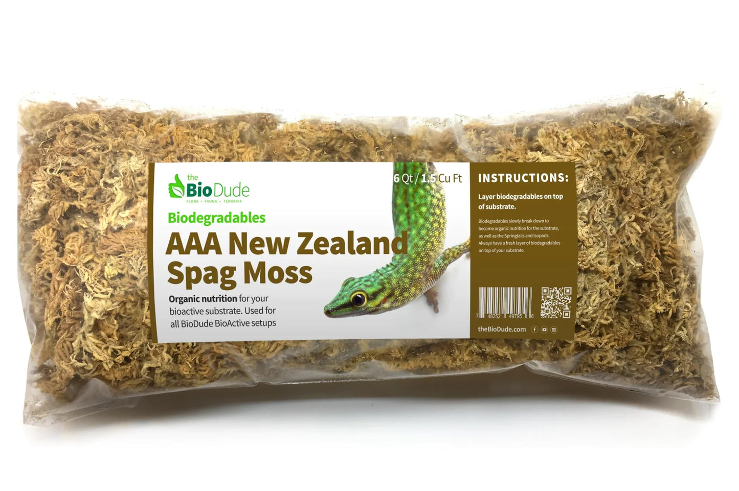 Sphagnum Moss AAA New Zealand - 6 Quarts