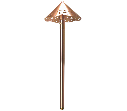 Copper Camelot Path Light - 25' Wire Lead - #12565