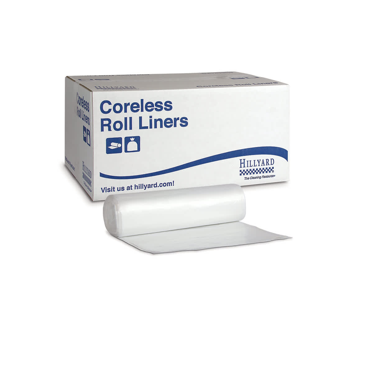 43"x48" Clear Liners - Trash Bags - 1.3 Mil - 56 Gallon - #31400