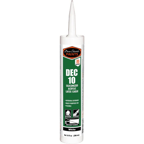 Caulk Acrylic Dec 10 GREEN - White - 10.1 Fl Oz - #12759
