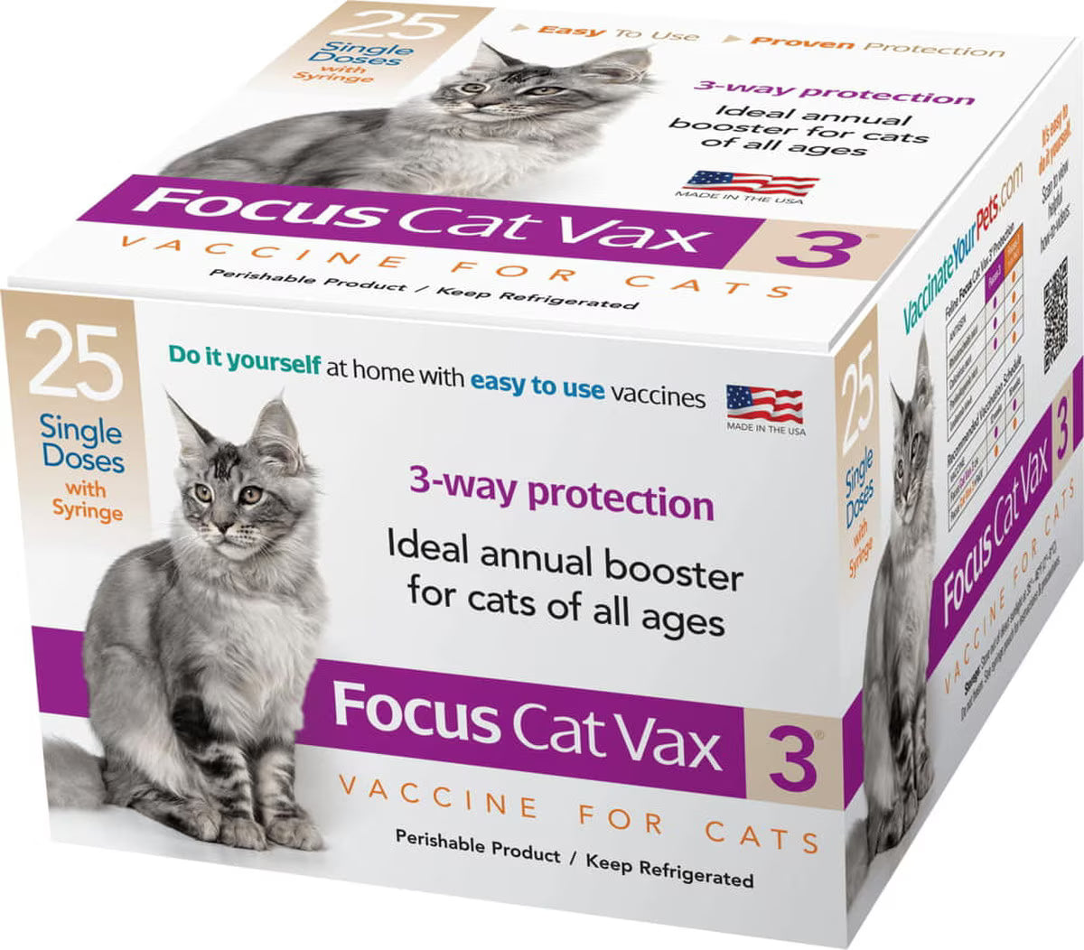 Vaccine Focus Cat 3 - 1 Dose - #25248