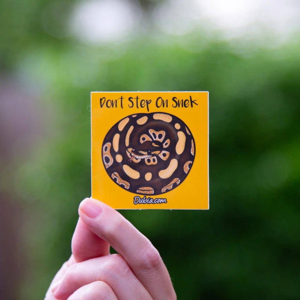Don't Step on Snek Sticker - Square - #31227