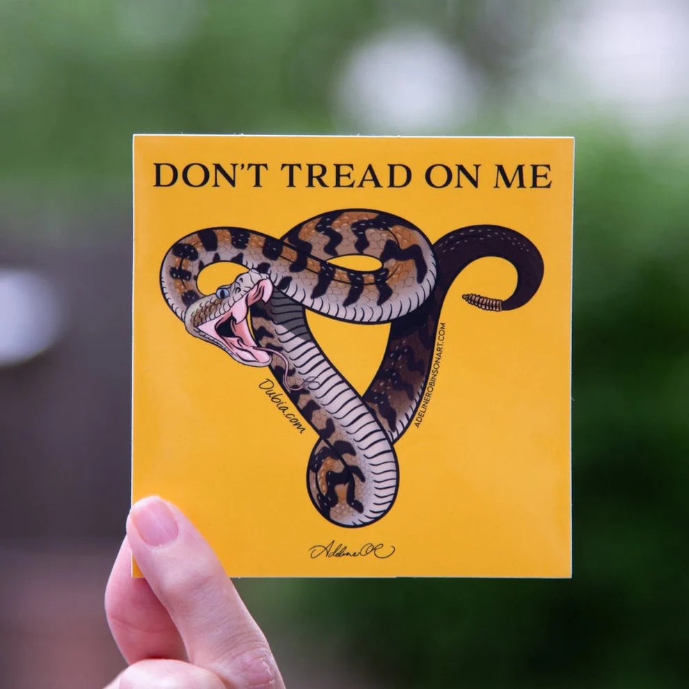 Sticker Don't Tread Square - #30493