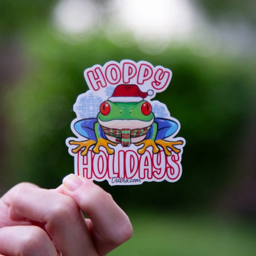Sticker Hoppy Holidays Die-Cut-Die-Cut