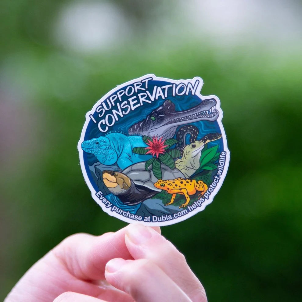 I Support Conservation Sticker - Die-Cut - #31226