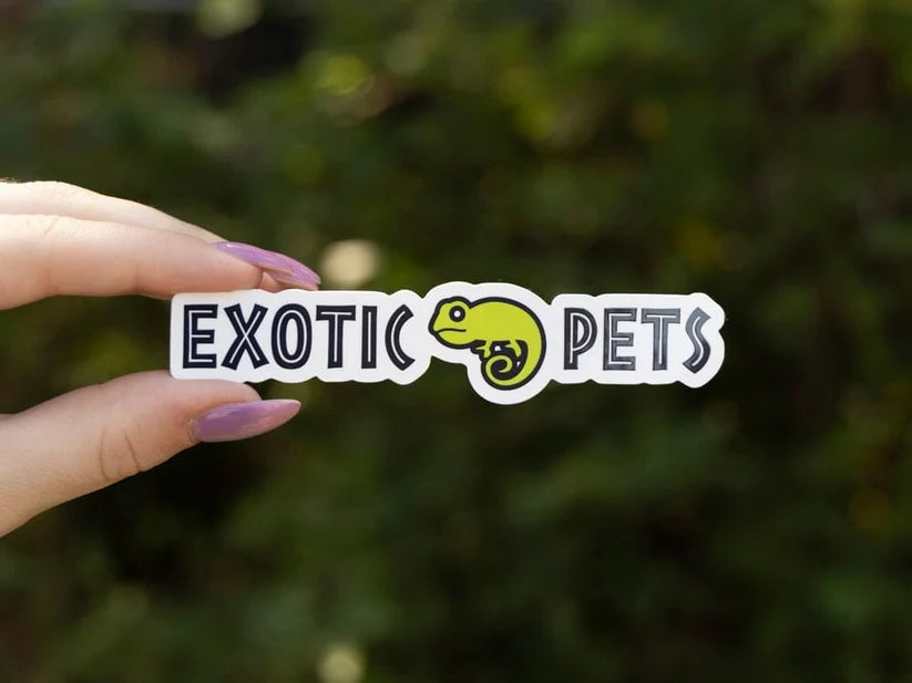 Exotic Pets Name Sticker - #33394