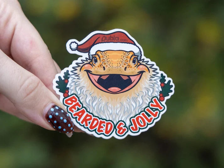 Bearded & Jolly Sticker - Die-Cut - #32499