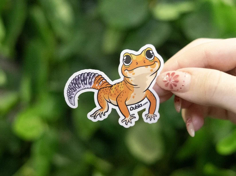 Leopard Gecko Sticker - Die-Cut - #30526