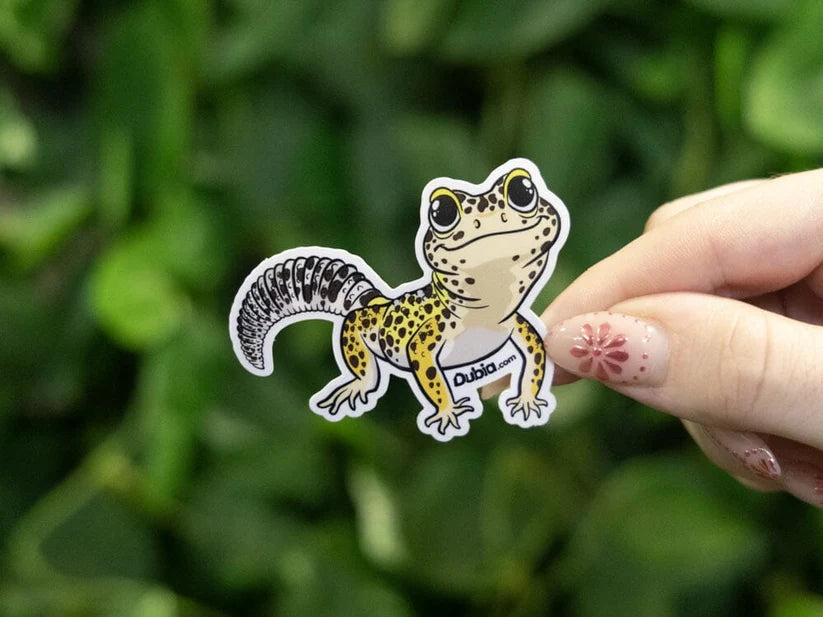 Leopard Gecko Sticker - Die-Cut - #30526