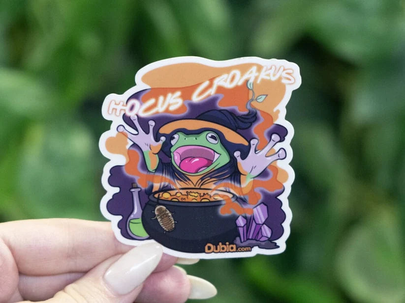 Hocus Croakus Sticker - Die-Cut - #33357