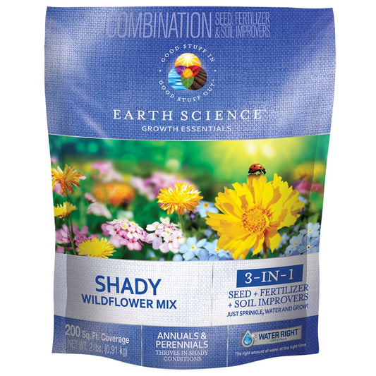 Seeds Shady Wildflower Mix - Earth Science - 2 lbs - #25715