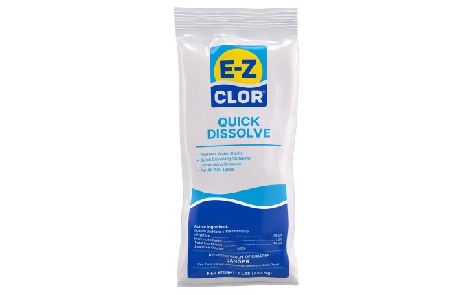 Granular E-Z Clor Quick Dissolve - 1 Lb - EZC-50-2501 - #30648