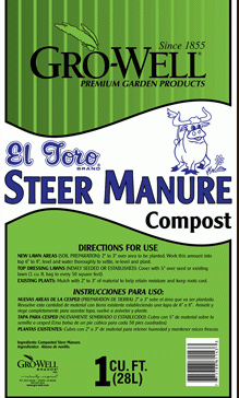 Steer Manure - 1 CF - #207
