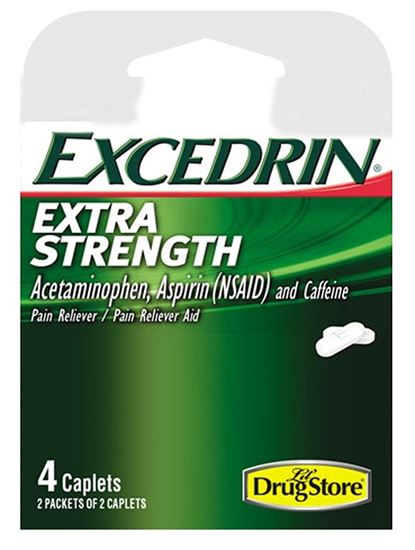 Excedrin - Extra Strength - 4 Caplets - #25557