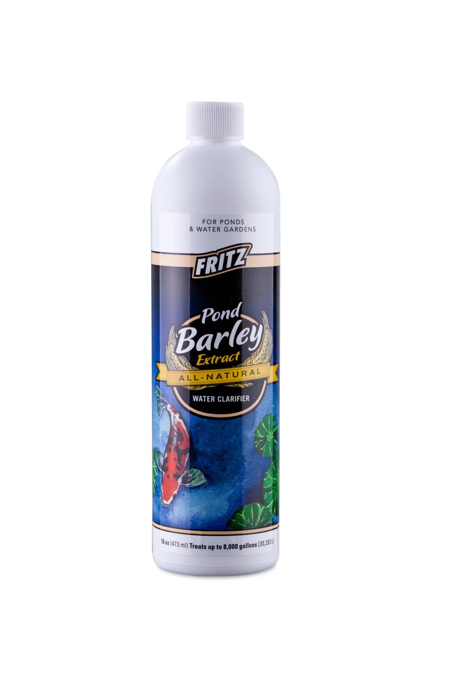 Fritz Pond Barley Extract - All Natural Water Clarifier - 32 Oz - #33074