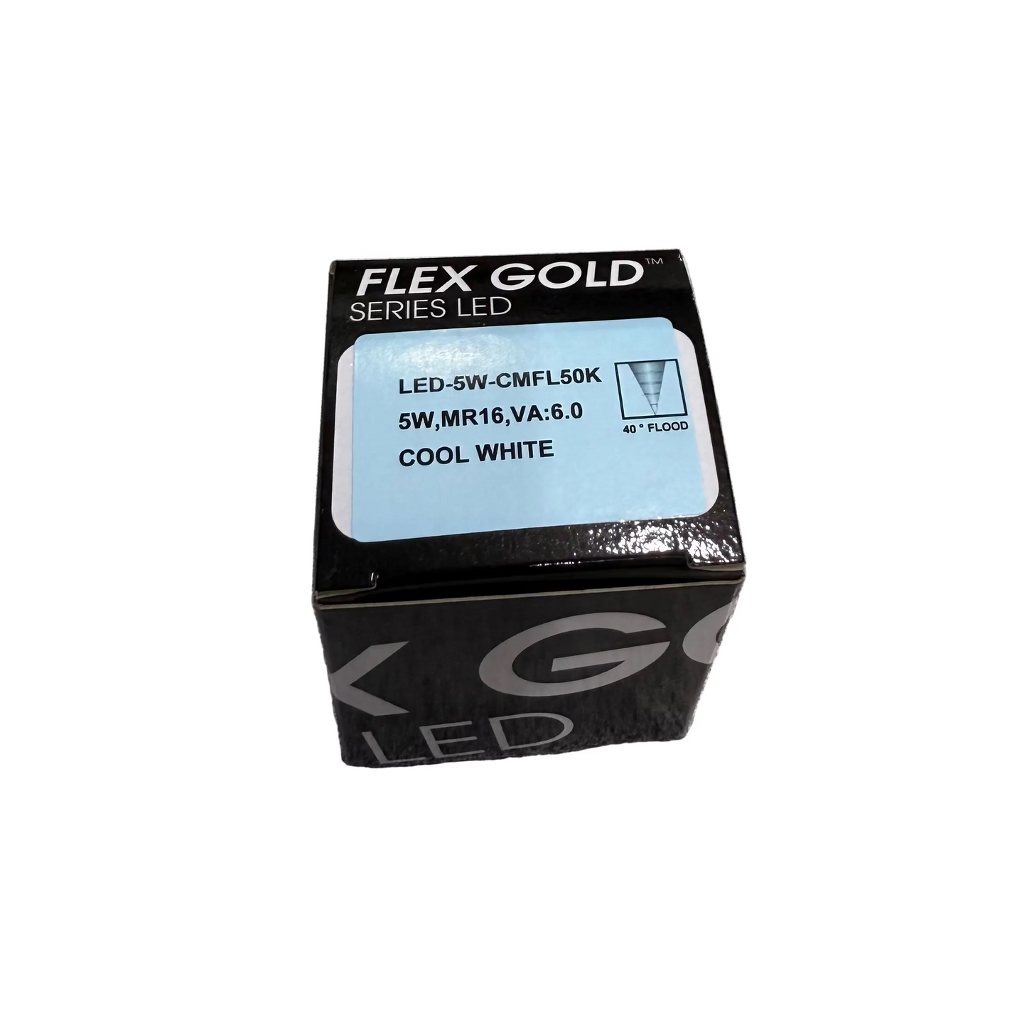 Cool White LED Flood Light Bulb - MR16 - 5 Watt - #24745