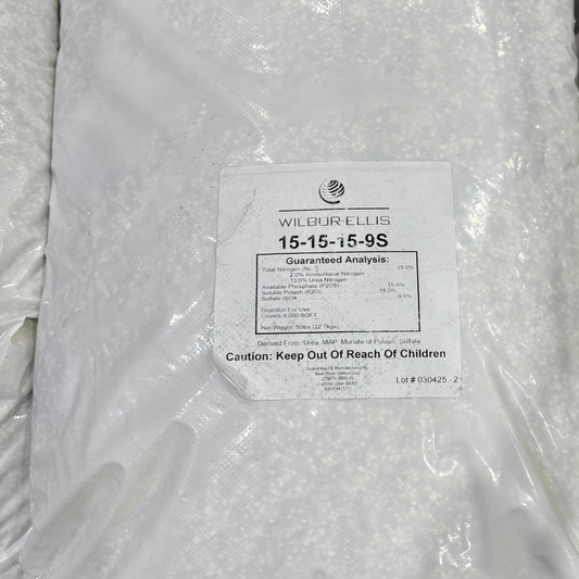 Fertilizer Triple 15 - 15-15-15-9S - 50 Lbs - #32065