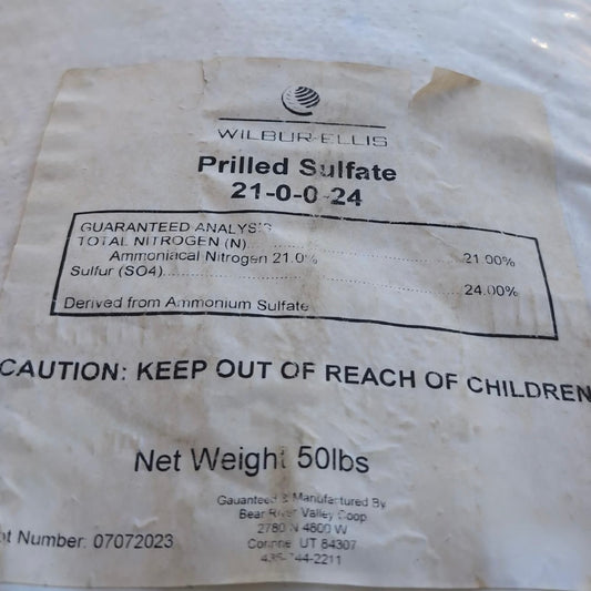 Perfection Prilled Sulfate 21-0-0-24 - 50 Lbs - #33234